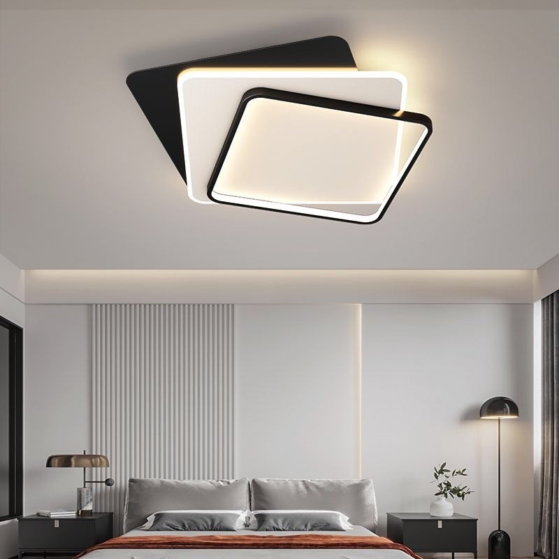大特価　LEDシーリングライト リビング照明 ダイニング 寝室 ランプ 方形 三層