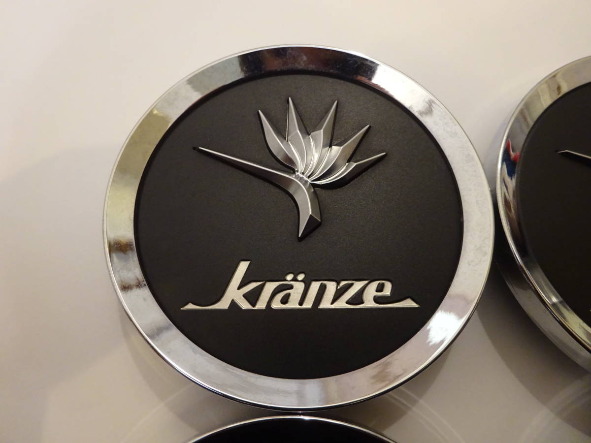 Weds kranze ホイール センターキャップ 4個 黒 64mm ブラック ウェッズ クレンツェ_画像4