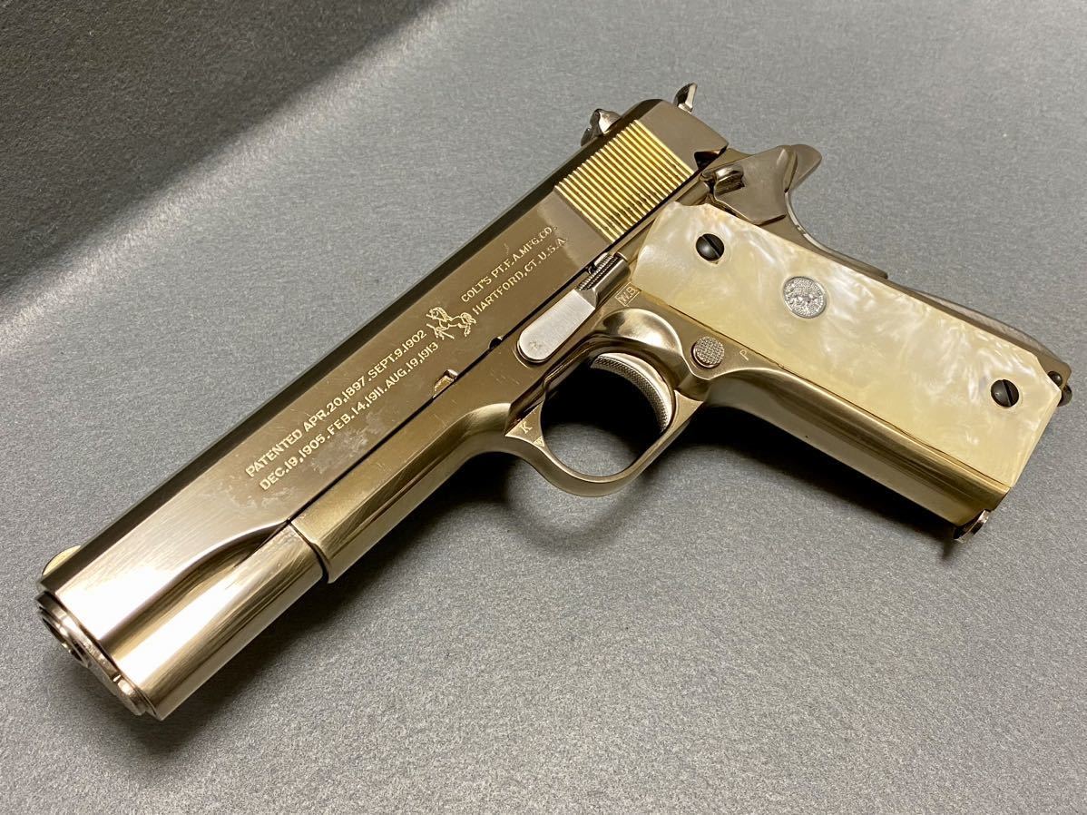 送料無料 ホビーフィックス 金属 モデルガン コルト ガバメント M1911A1 JASG検定合格品 HOBBY FIX HF（検: ZEKE caw メガウェイト 六研）_画像2