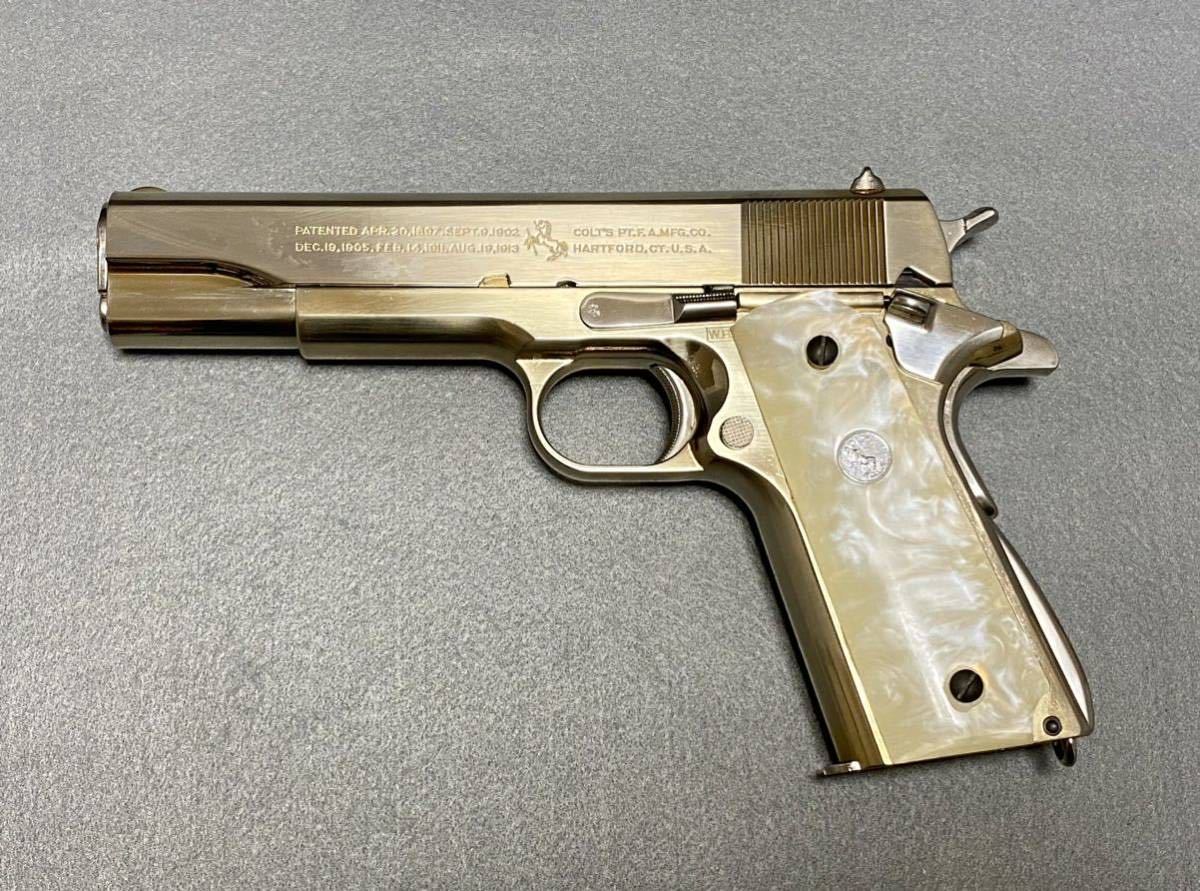 送料無料 ホビーフィックス 金属 モデルガン コルト ガバメント M1911A1 JASG検定合格品 HOBBY FIX HF（検: ZEKE caw メガウェイト 六研）_画像3