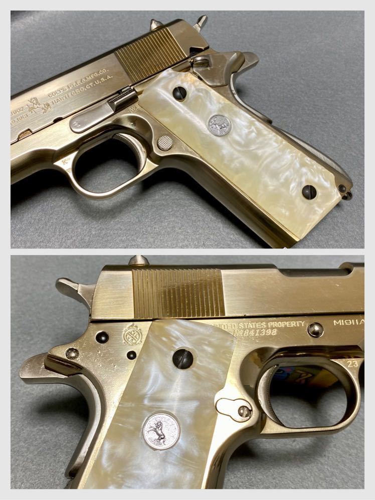 送料無料 ホビーフィックス 金属 モデルガン コルト ガバメント M1911A1 JASG検定合格品 HOBBY FIX HF（検: ZEKE caw メガウェイト 六研）_画像6