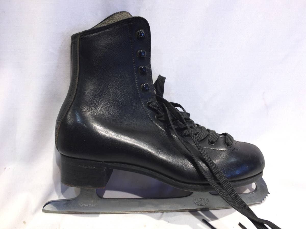 ■10702■S.S.S フィギュアスケート 靴 24.0cm 24cm ブラック 黒 スケートの画像2