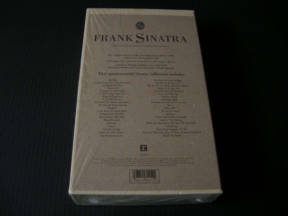 「フランク・シナトラ/コンプリート リプリーズ スタジオレコーディングス」(FRANK SINATRA)(20枚組BOXセット/95頁HARD COVER BOOK/USA盤）_画像3