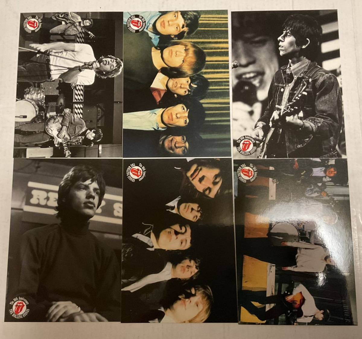 ローリングストーンズ ポストカード 6枚セット the rolling stones Mick Jagger Keith Richards ミックジャガー キースリチャーズ_画像2