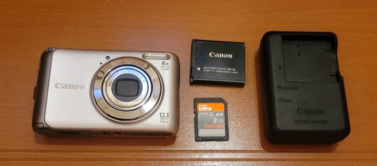 CANON コンパクトデジタルカメラ A3100 IS PC1474 Canon キャノン デジタルカメラ デジカメ 中古現状品_画像1