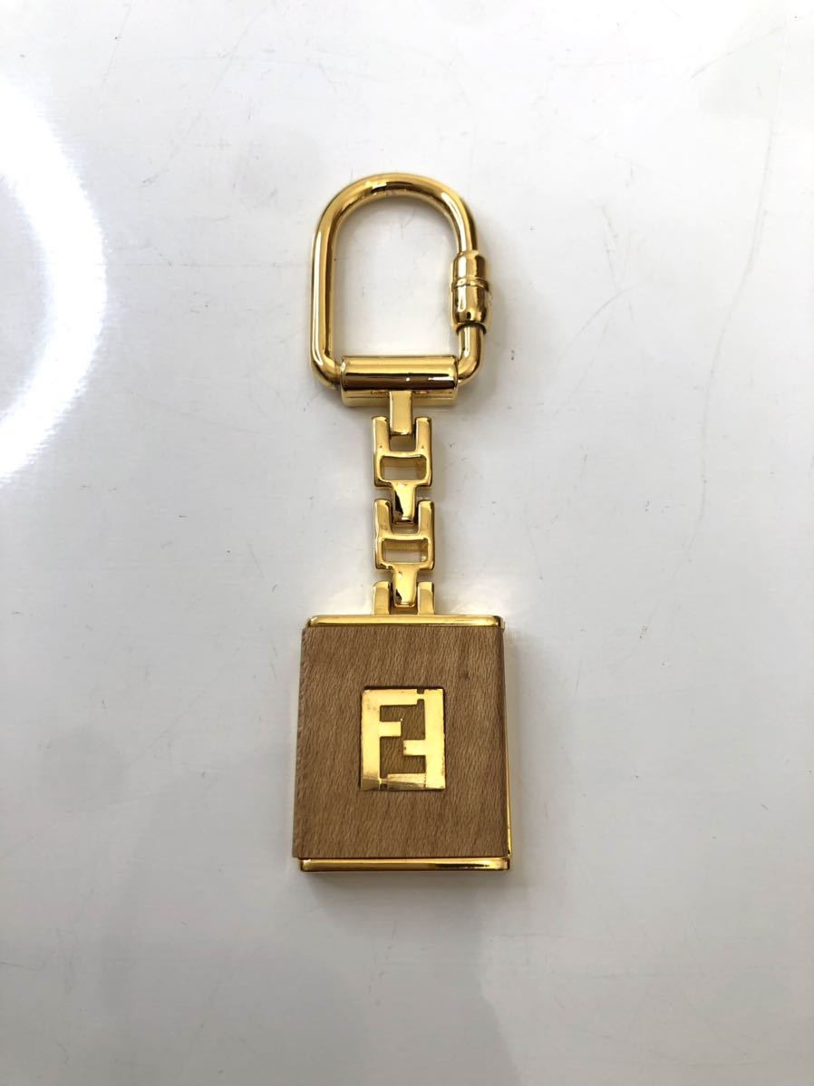 【未使用保管】FENDI/フェンディ/キーホルダー/バッグチャーム/ ゴールド系/現状品_画像5