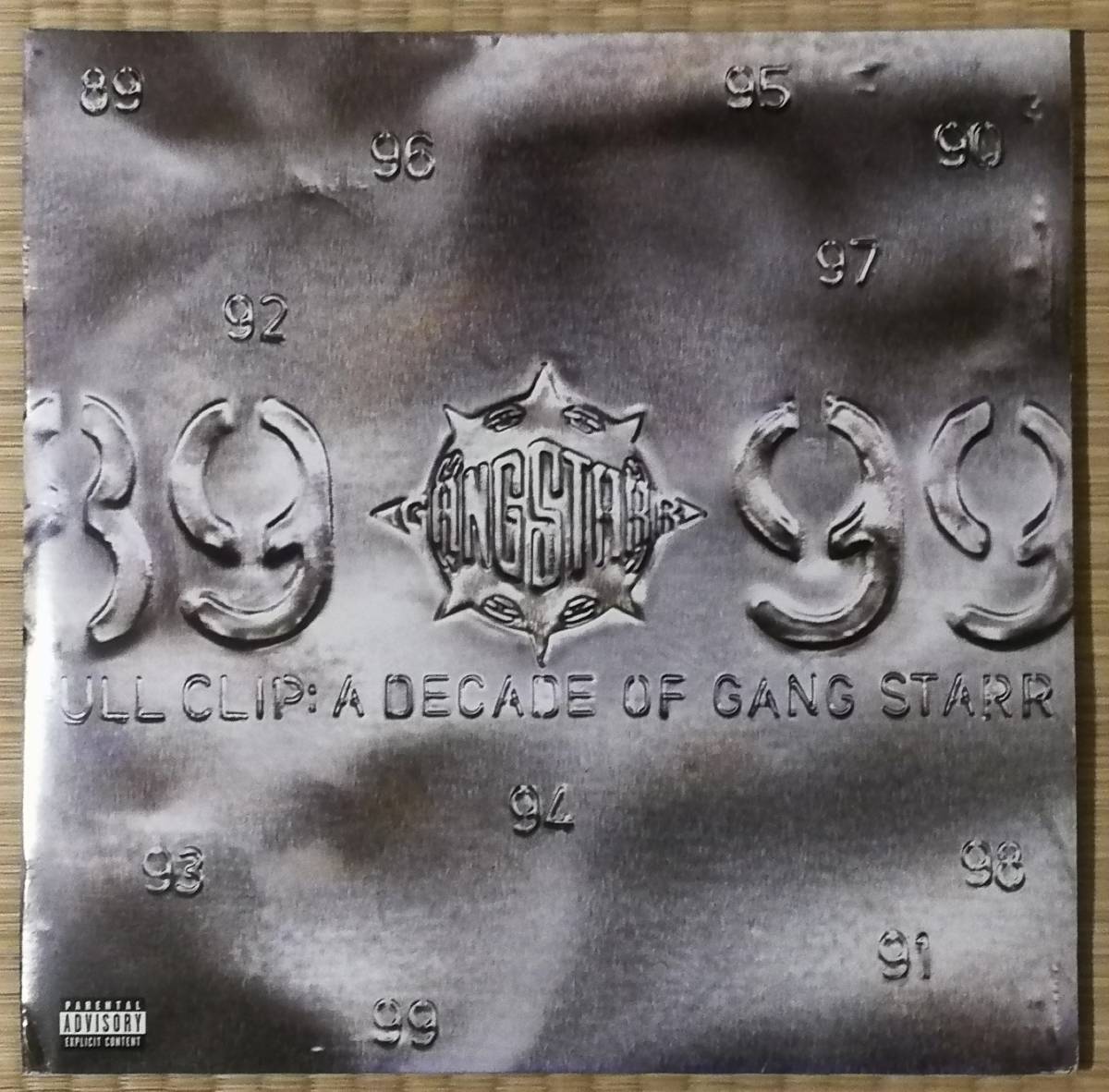 個人所蔵 ♪ オリジナル1999 UK 4LP ♪ Gang Starr ♪ Full Clip: A Decade Of Gang Starr ♪ 超音波洗浄済+VPI HW-16.5_画像1