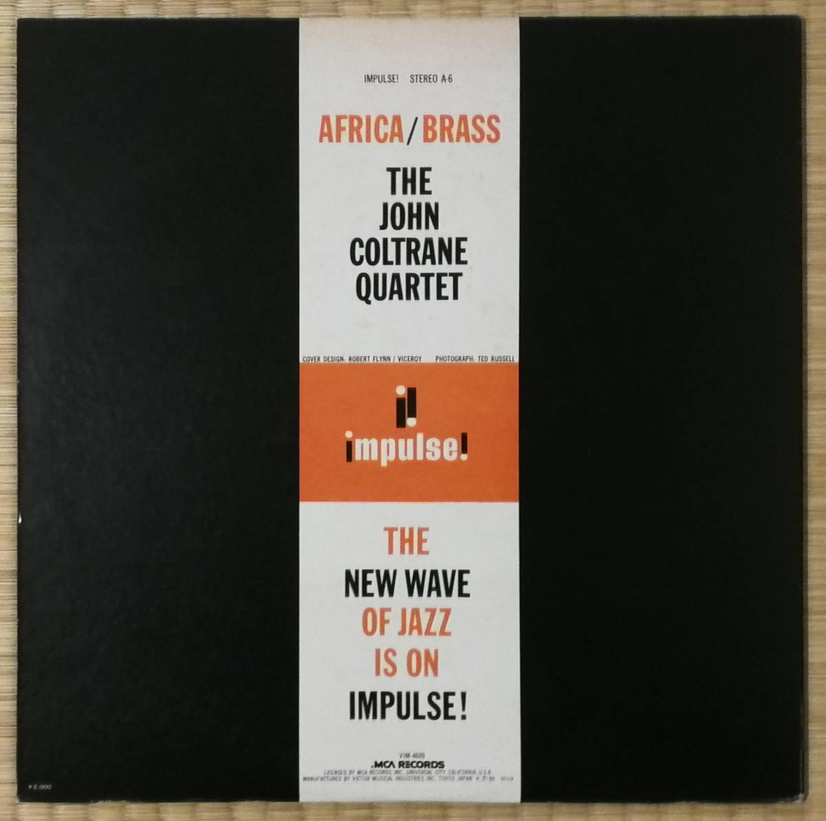 個人所蔵 ♪ 1980国内盤 VIM-4609 Impulse! ♪ John Coltrane ♪ Africa/Brass ♪ 超音波洗浄済+VPI HW-16.5の画像2