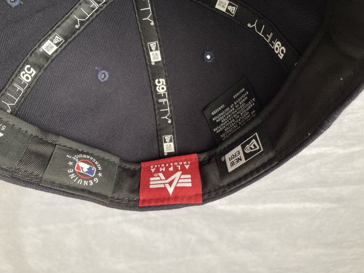 NEW ERA・MLB・Alpha Industries トリプルコラボ 5950 レッドソックス BOSTON REDSOX 7 3/8 (58.7) ニューエラ キャップ ボストン 59FIFTY_画像4