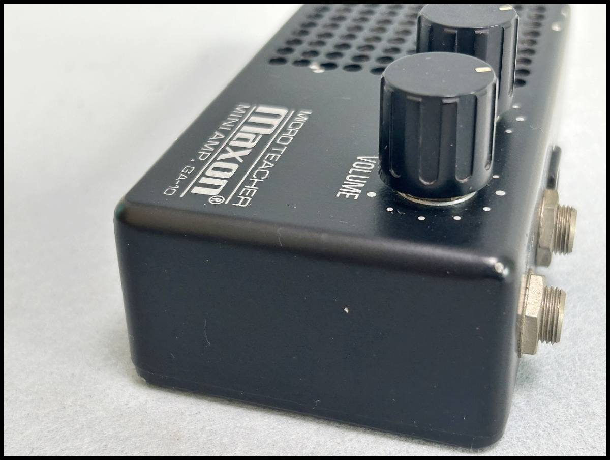 ★Maxon Micro Teacher Mini Amp ミニアンプ GA-10 動作未確認 ジャンク品 部品取り用★_画像5