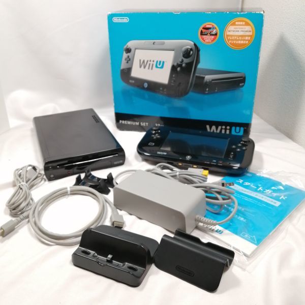 Wii U プレミアムセット kuro 32GB ジャンク a09515_画像1