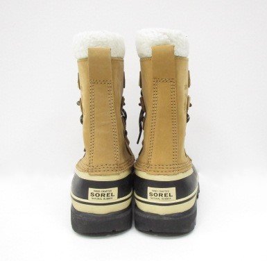 [即日発送] SOREL CARIBOU WATERPROOF NL1005-280 ソレル スノートレーニングシューズ レディース スノーブーツ 23cm ベージュ 331_画像4