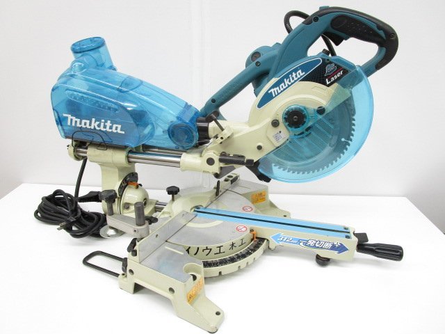 [即日発送]★通電OK★makita 190mmスライドマルノコ LS0716FL 木工用/超硬丸ノコ 電動工具 切断機 ライト・レーザー〇 2008年製 現状品 331_画像1