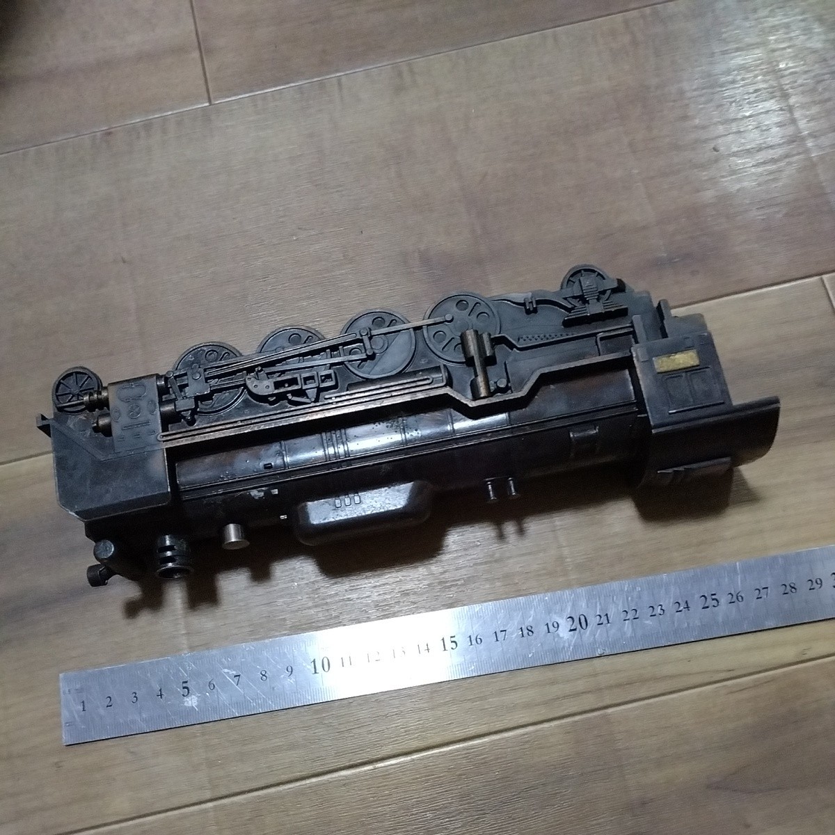 機関車型金属製ライター SL ジャンク品 _画像4