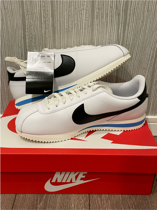 US9 27cm NIKE CORTEZ　コルテッツ DM4044 100 ナイキ エアフォース ワン フォレストガンプ　parra FTC Lagoon_画像6