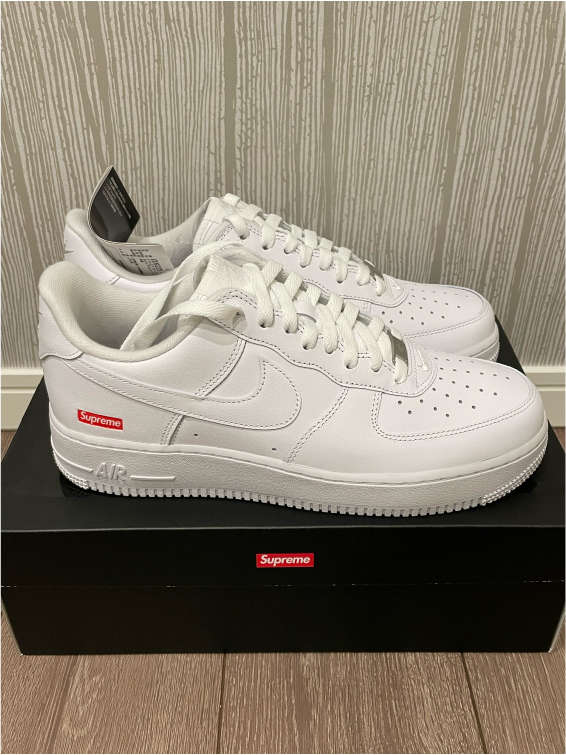 US9 27cm NIKE Supreme Air Force 1 Low White シュプリーム ナイキ エアフォース ワン CU9225-100 堀米悠斗　parra FTC Lagoon_画像4