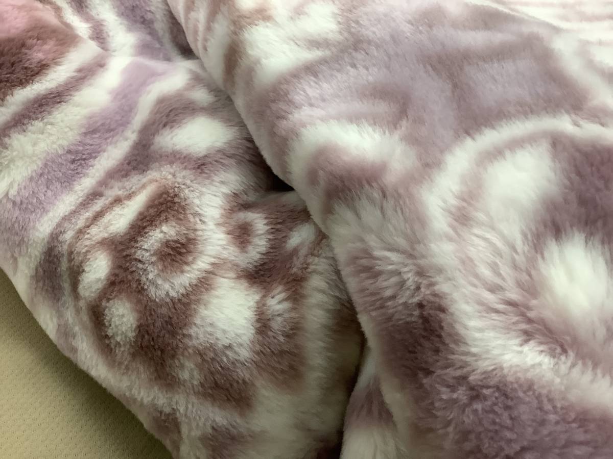  free shipping! new goods! west river soft .. attaching volume enough one -ply new ma year blanket Izumi large Tsu made in Japan pink series 