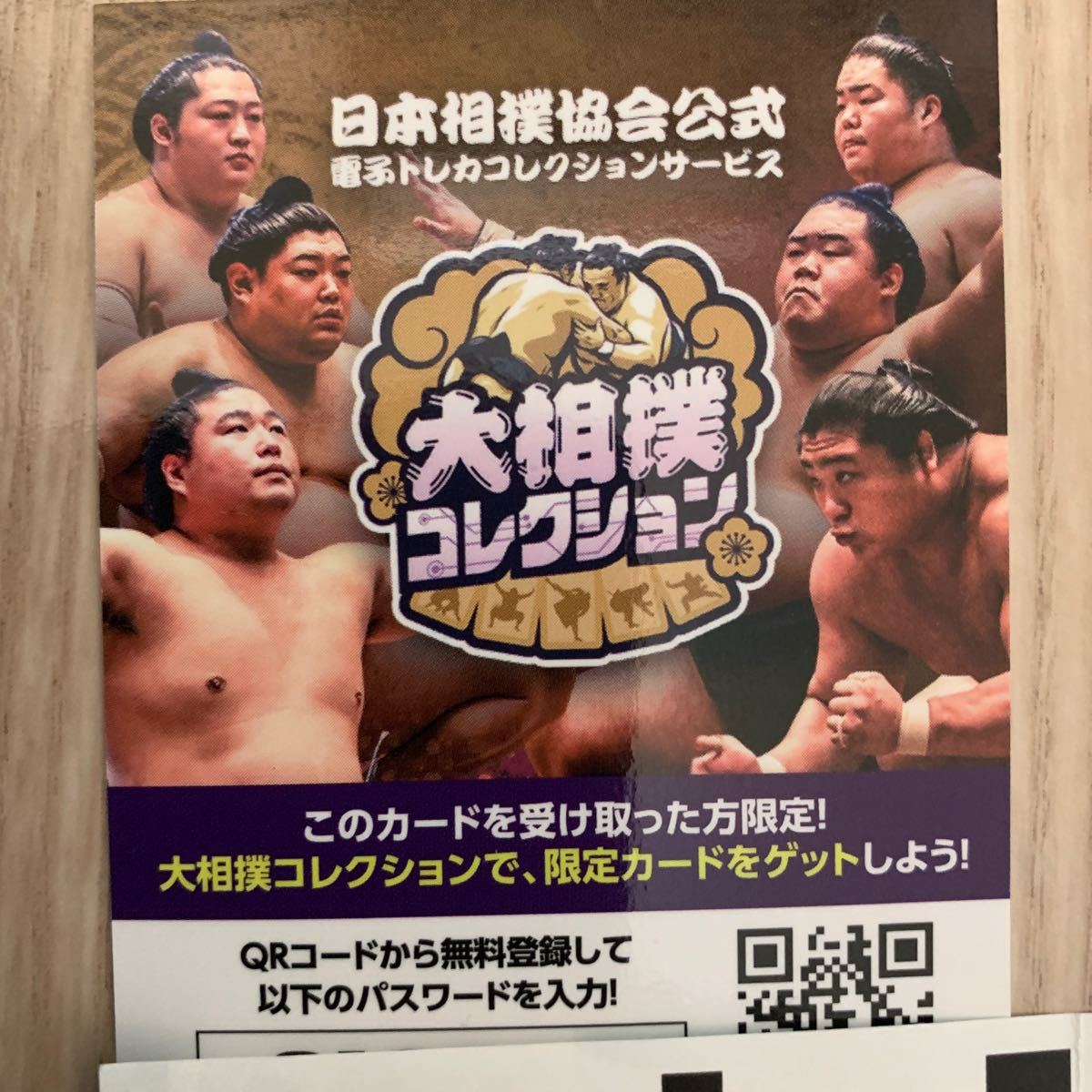 日本相撲協会公式トレカコレクション 大相撲カード 霧島_画像2