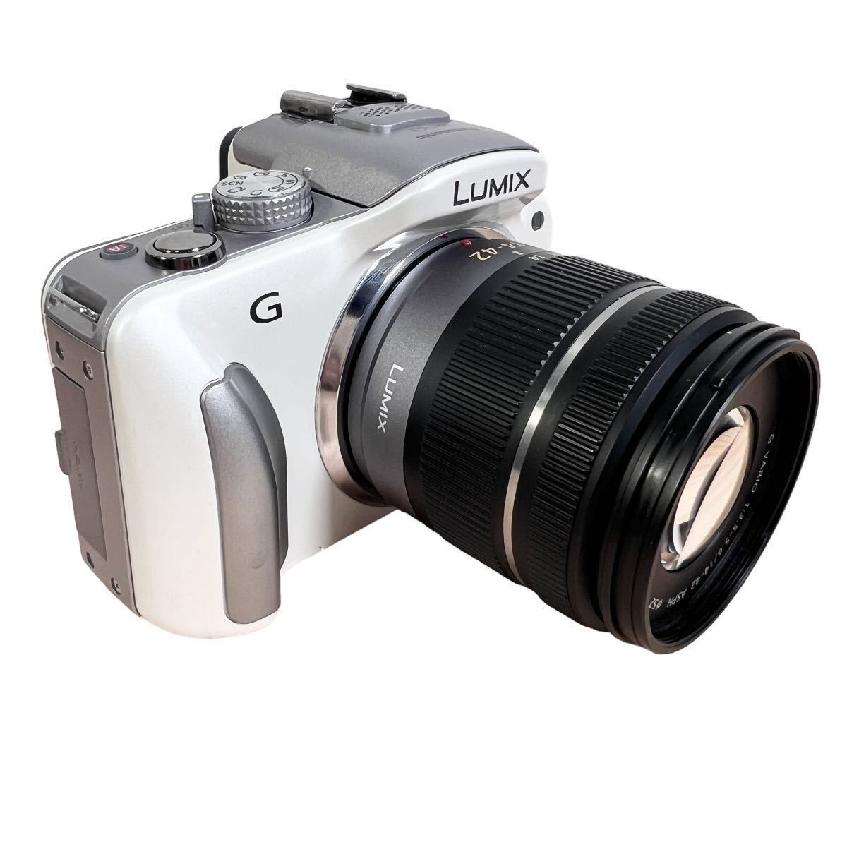 Panasonic DMC G3 ホワイトPanasonic LUMIX DMC-G3 14-42mm ズームレンズキット ルミックス パナソニック 中古_画像2