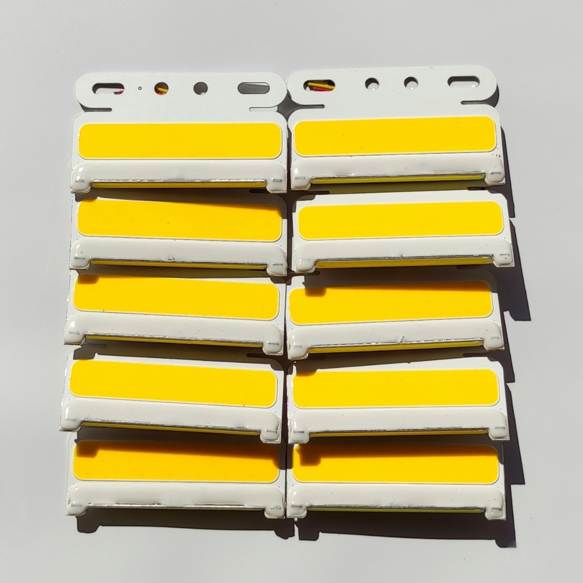 極薄 サイドマーカー 10個 オレンジ イエロー LED 24V COB 防水_画像7