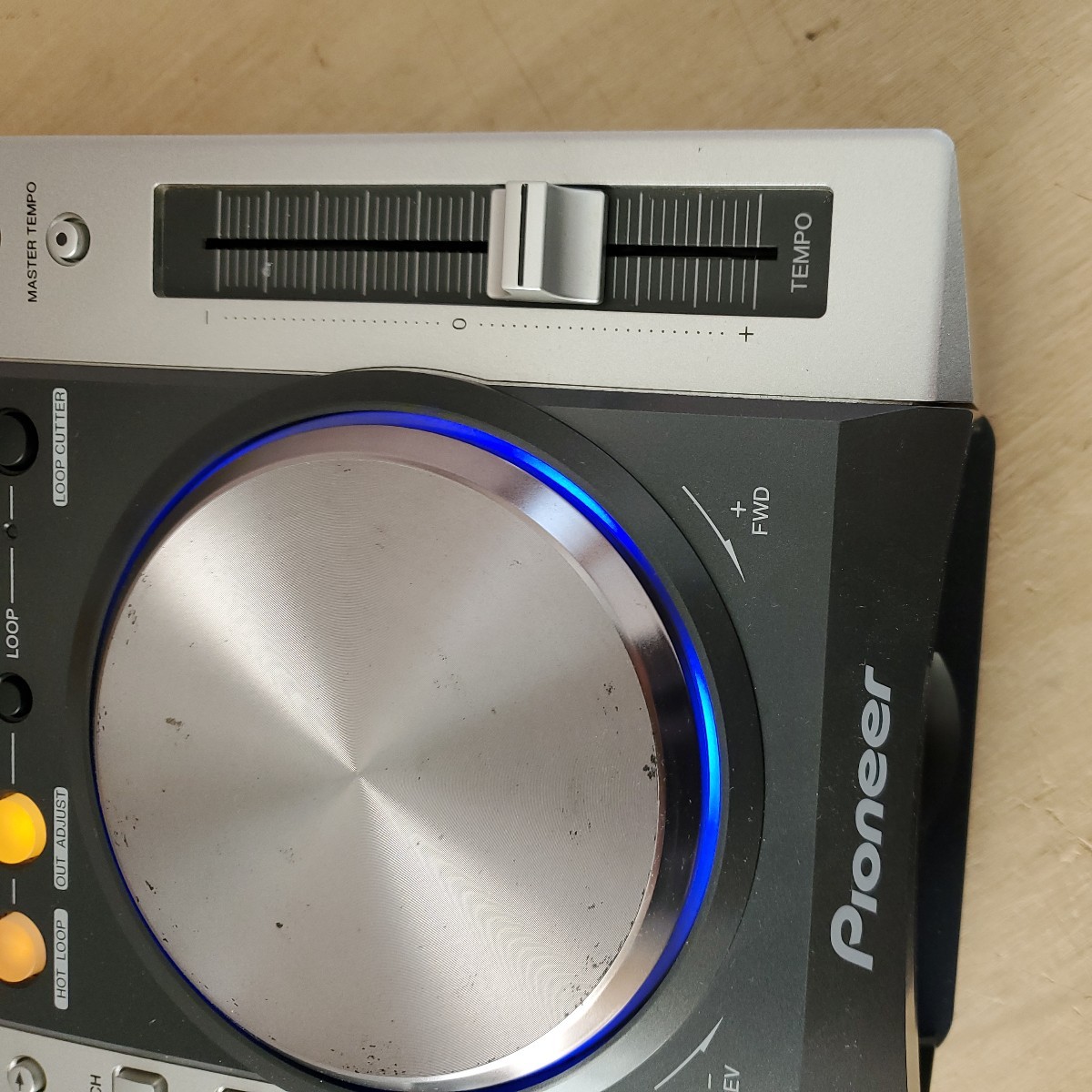 CDJ Pioneer パイオニア DJ テーブル　CDJ-200 ジャンク品　取り出しに難あり　機能は問題なさそうだが不明　使い方分からず_画像5