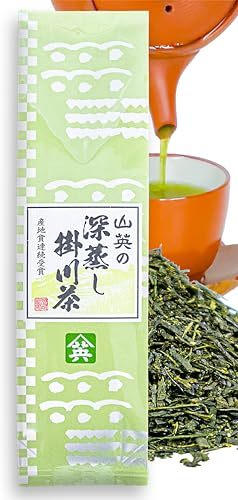 緑茶 茶葉 300g 静岡 掛川 深蒸し茶 大容量 茶草場農法 世界農業遺産 山英_画像1