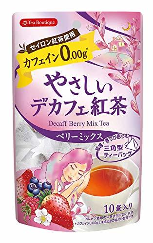 日本緑茶センター やさしいデカフェ紅茶ベリーミックス 10TB 12g ×4袋 ティーバッグ_画像1