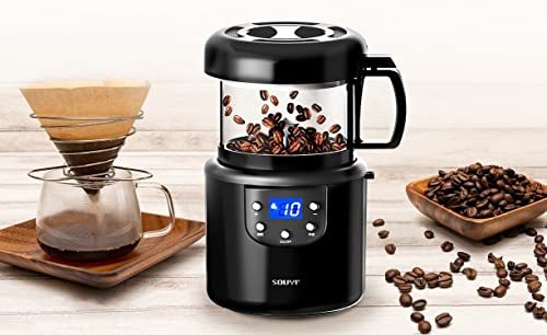 本格コーヒー 生豆焙煎機 コーヒーロースター ムラが出ない熱風式 自動冷却機能 浅煎りから深煎り可能