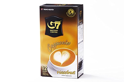 【公式】ベトナムG7コーヒー カプチーノ/ヘーゼルナッツ ボックス 正規品×12本_画像2