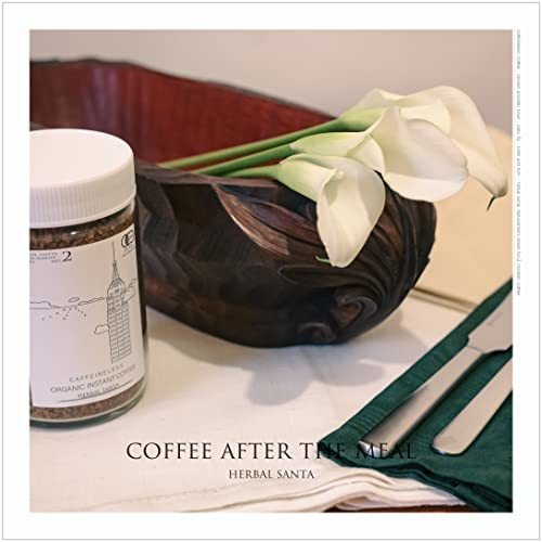 HERBAL SANTA オーガニック カフェインレス インスタントコーヒー デカフェ 置き換えシリーズ_画像5