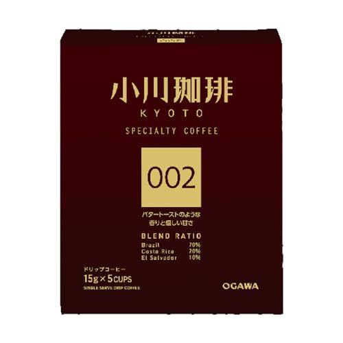 小川珈琲 スペシャルティコーヒーブレンド 002 ドリップコーヒー 5杯分 ×2個_画像1