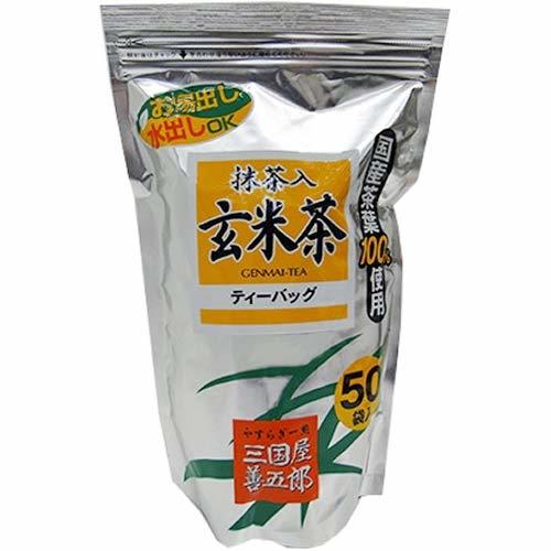  three country shop powdered green tea entering tea with roasted rice 8g×50.