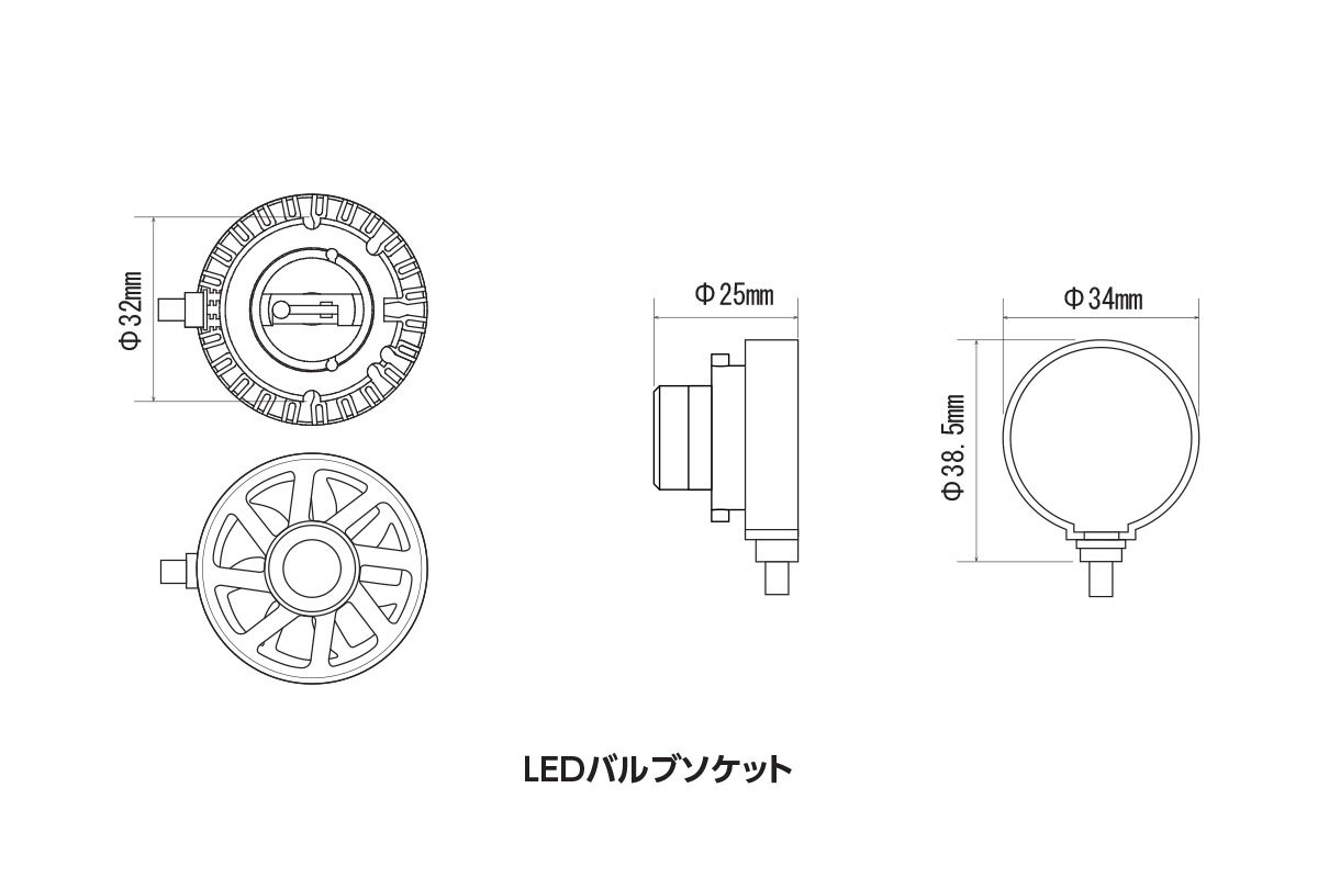 RG 純正HID交換LEDヘッドバルブ ヘッドライト ロー D2S 6500K ホワイト レガシィツーリングワゴン BR系 H25.5～H26.10 純正HB3/D2S/H16_画像3