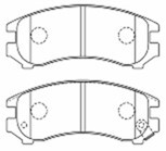 RG レーシングギア パワーディスクブレーキパッド タイプCS フロント用 プリメーラワゴン WHP11 H9.9～H13.8 SR20DE/SR20VE_画像2