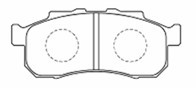 RG レーシングギア パワーディスクブレーキパッド タイプCS フロント用 トゥデイ JA4 H5.1～H10.10 E07A_画像2
