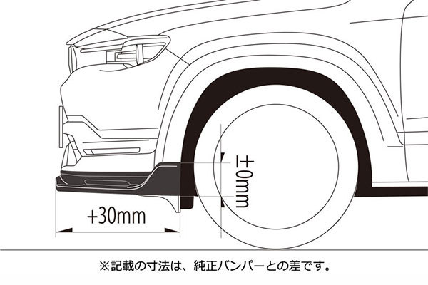 AutoExe オートエクゼ DR-06 フロントアンダースポイラー MX-30 ロータリーEV DR8V3P 旧品番 MDR2100-08 ※個人宅配送不可_画像4