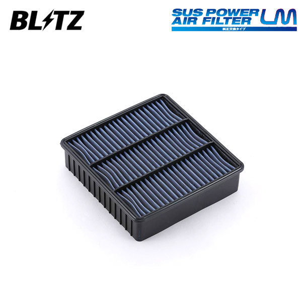 BLITZ Blitz Sus Power air filter LM SM-51B Lancer Evolution 8 CT9A H15.1~H17.3 4G63 4WD MR188657/MR481794/MR552951