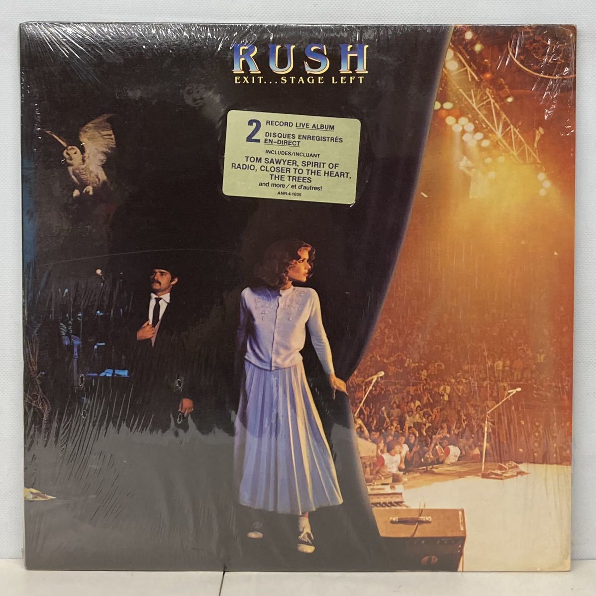 PROG/RUSH/ EXIT...STAGE LEFT (LP) CANADA盤 ORIGINAL シュリンクラップ付き (g431)_画像1