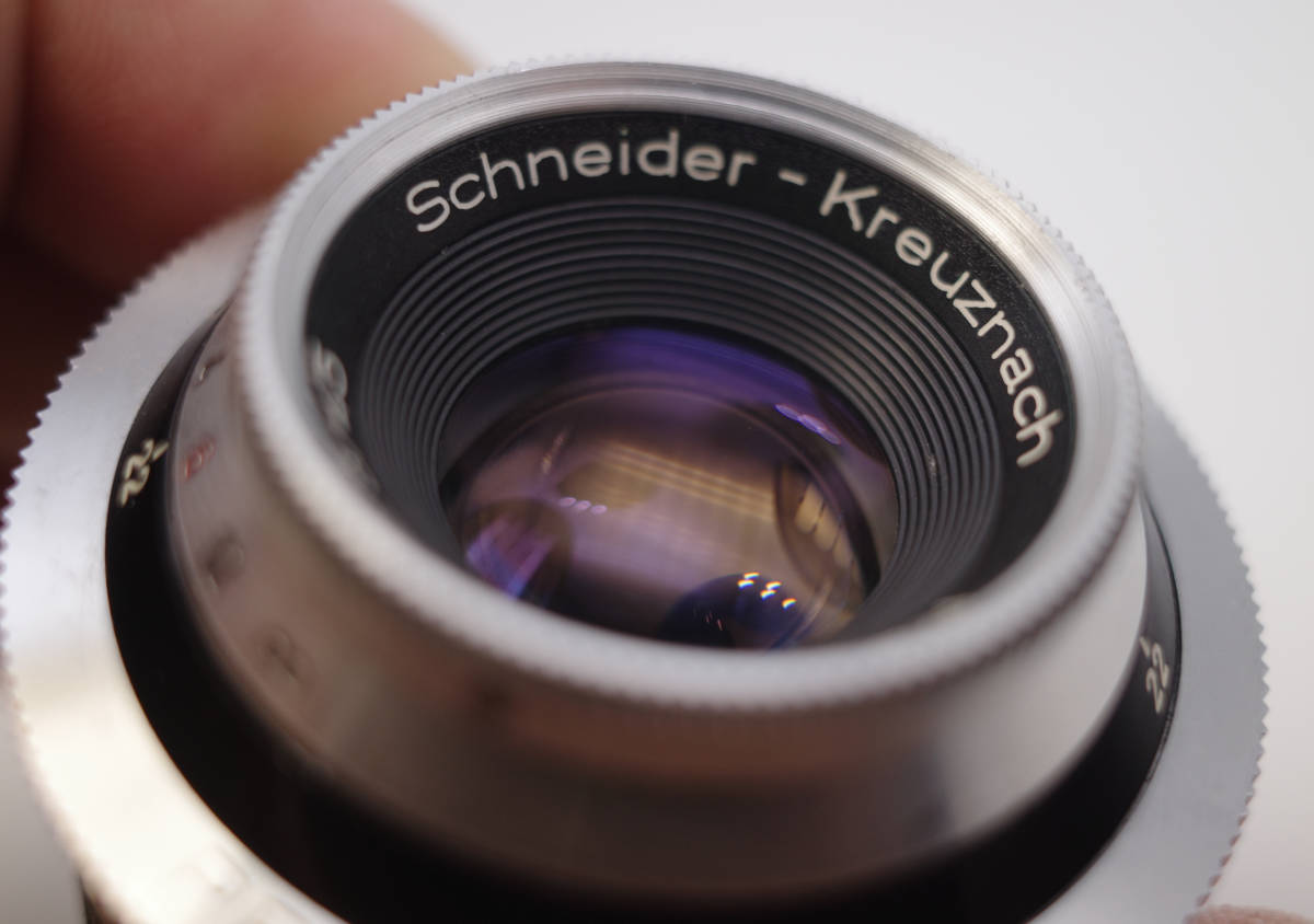 130 прекрасный товар модифицировано линзы Schneider-Kreuznach Radionar L, 1:2,8/45mm L39 для ведро винтаж Fuji плёнка (X крепление ) адаптор есть 