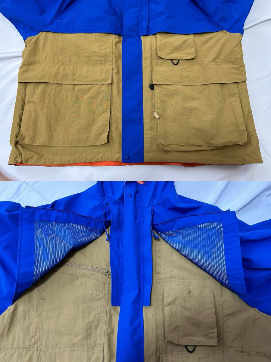 【送料0】23SS DAIWA PIER39 TECH LOGGER MOUNTAIN PARKA XL ROYAL BLUE ダイワ ピア39 マウンテンパーカ BJ-24023 ロイヤル ブルー_画像5