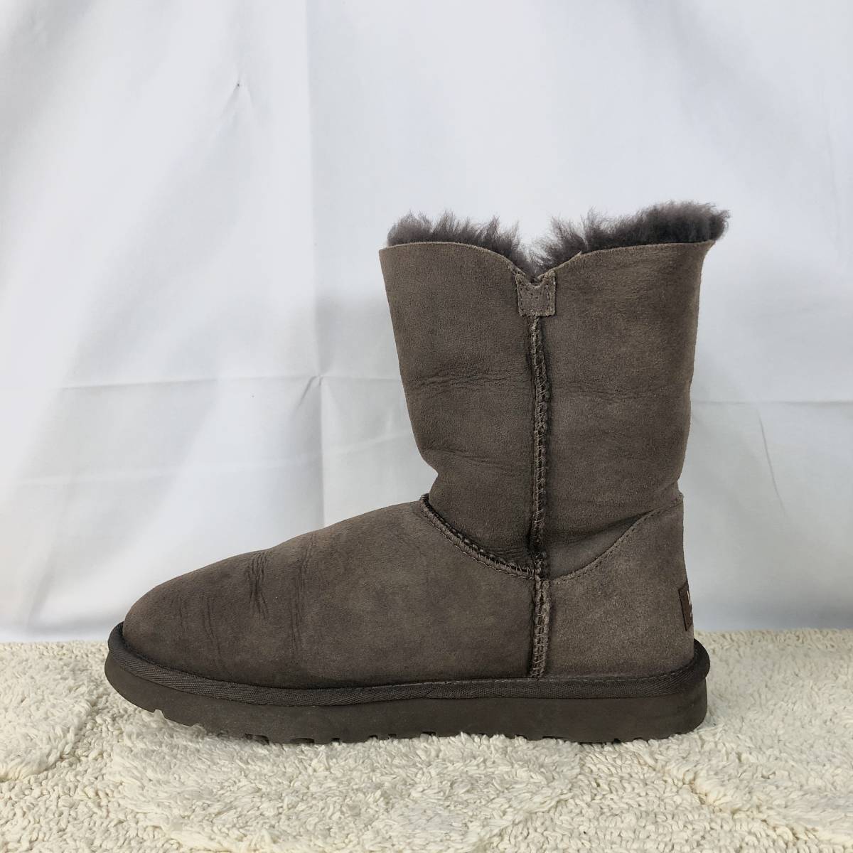 ★UGG australia★25.0cm ムートンブーツ アグ レディース 茶系 CHO チョコレート色 ショートブーツ ミドルブーツ 2WAY ボア ブーツ S145