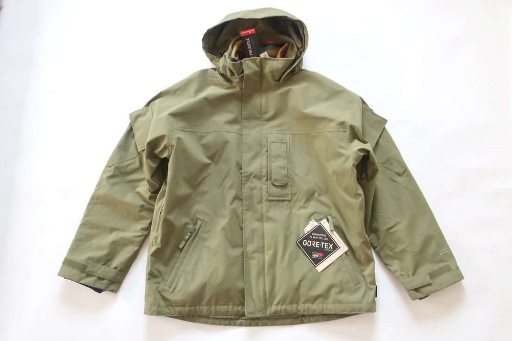 (M)Supreme 2-in-1 GORE-TEX Polartec Liner Jacket Oliveシュプリームフリース+ゴアテックスジャケットオリーブ_画像1