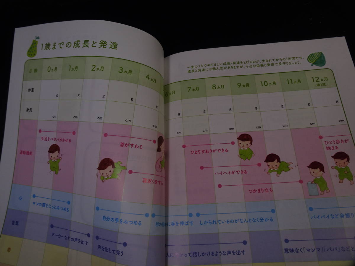 Baby Diary きみがうまれた日 ２冊セット 育児ノート 日記 記録 成長記録_画像6