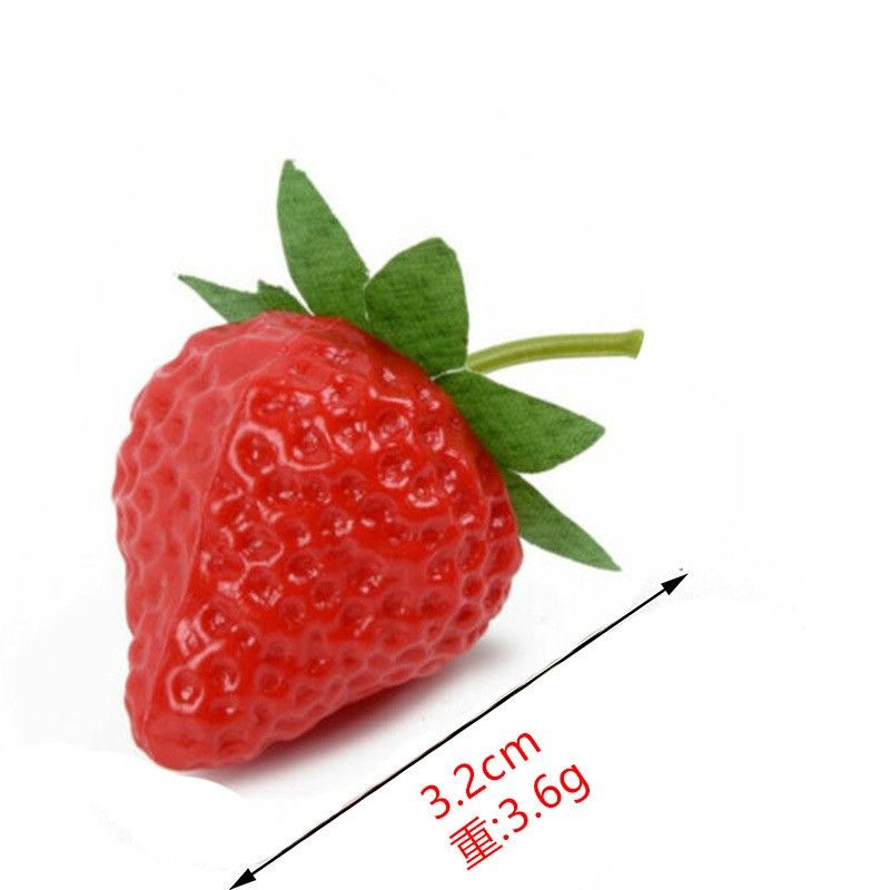 いちご　食品サンプル  苺　 果物　 お供え模型　オブジェ 50個セット　飾り　赤1525