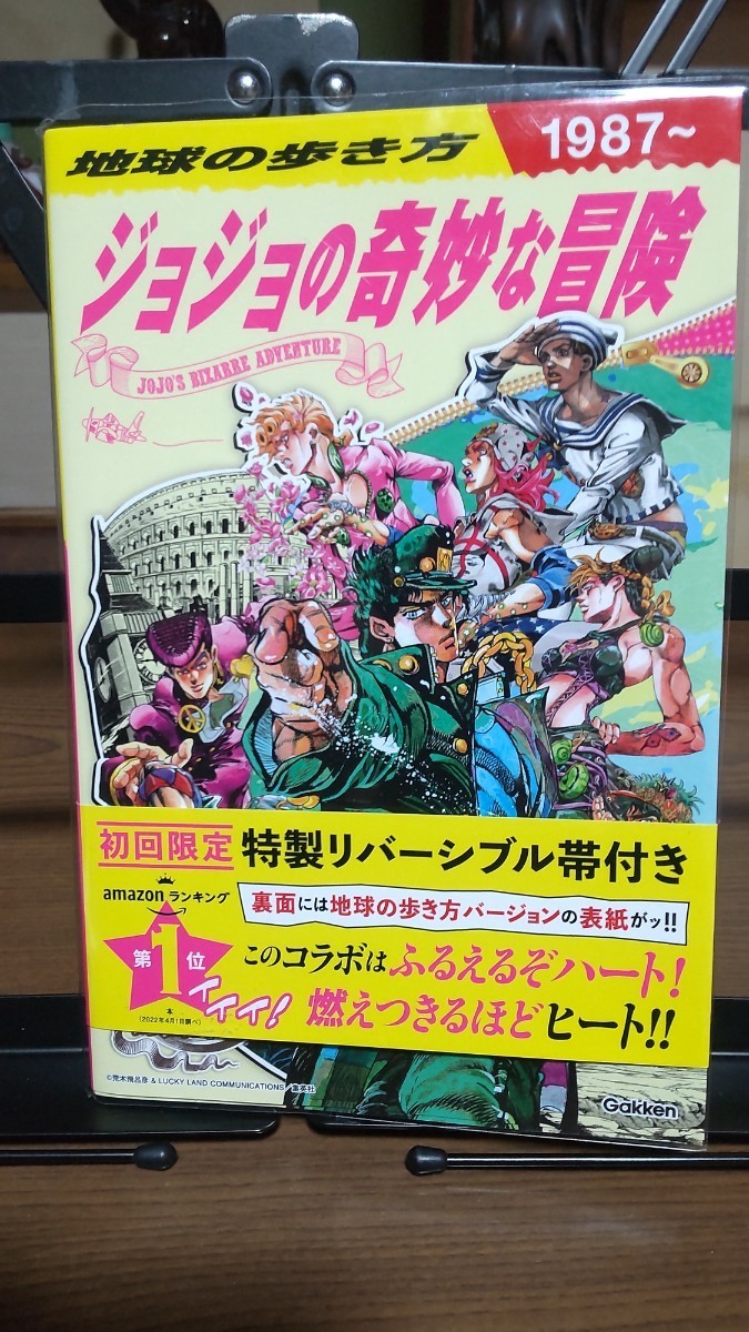 ジョジョの奇妙な冒険 地球の歩き方 1987〜 ビニールブックカバーつき