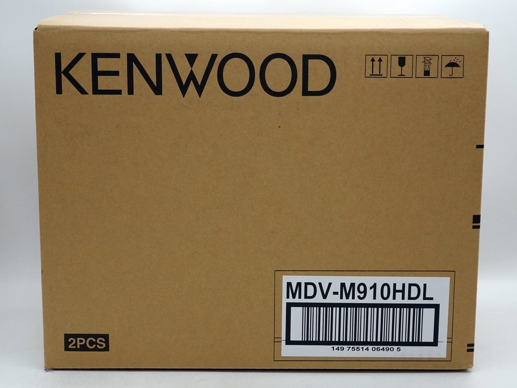 ★1スタ！【未使用品/2台セット】Kenwood ケンウッド MDV-M910HDL 9V型 彩速 カーナビ Mシリーズ 大画面モデル m5-34239 m_e_画像1