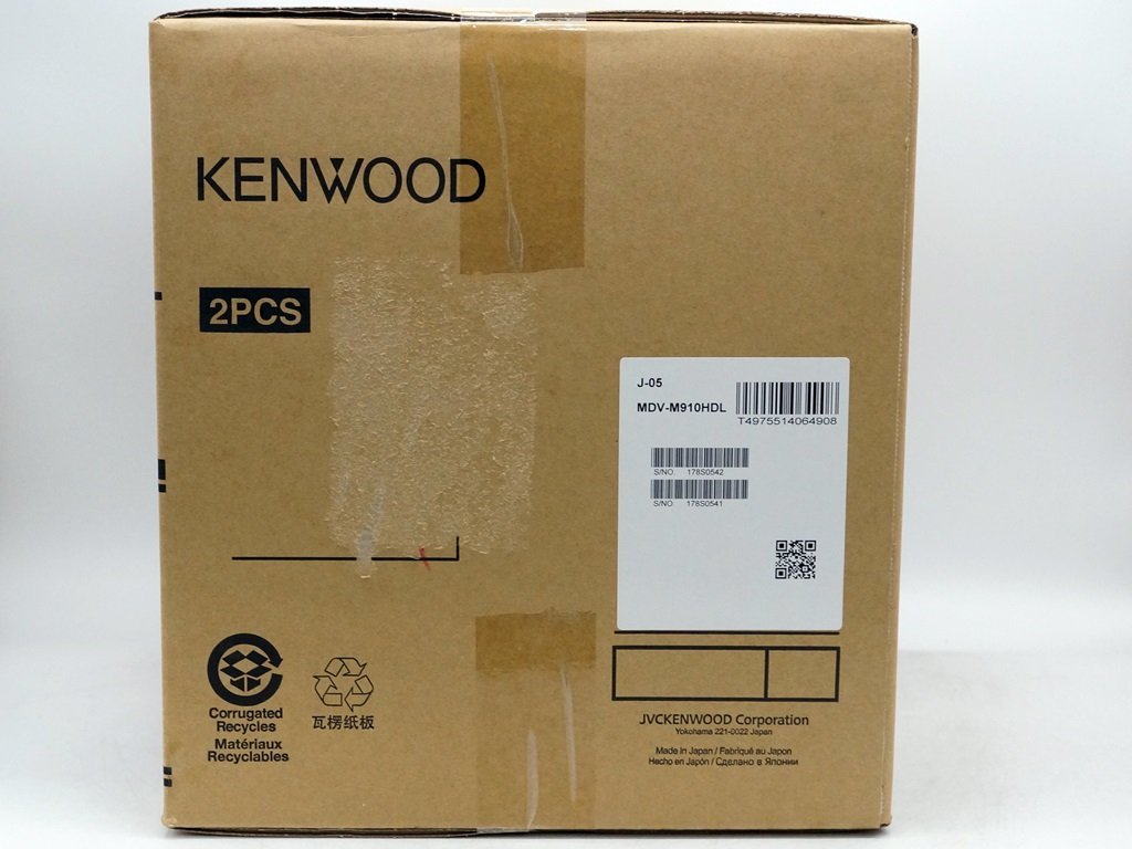 ★1スタ！【未使用品/2台セット】Kenwood ケンウッド MDV-M910HDL 9V型 彩速 カーナビ Mシリーズ 大画面モデル m5-34753 m_e_画像4