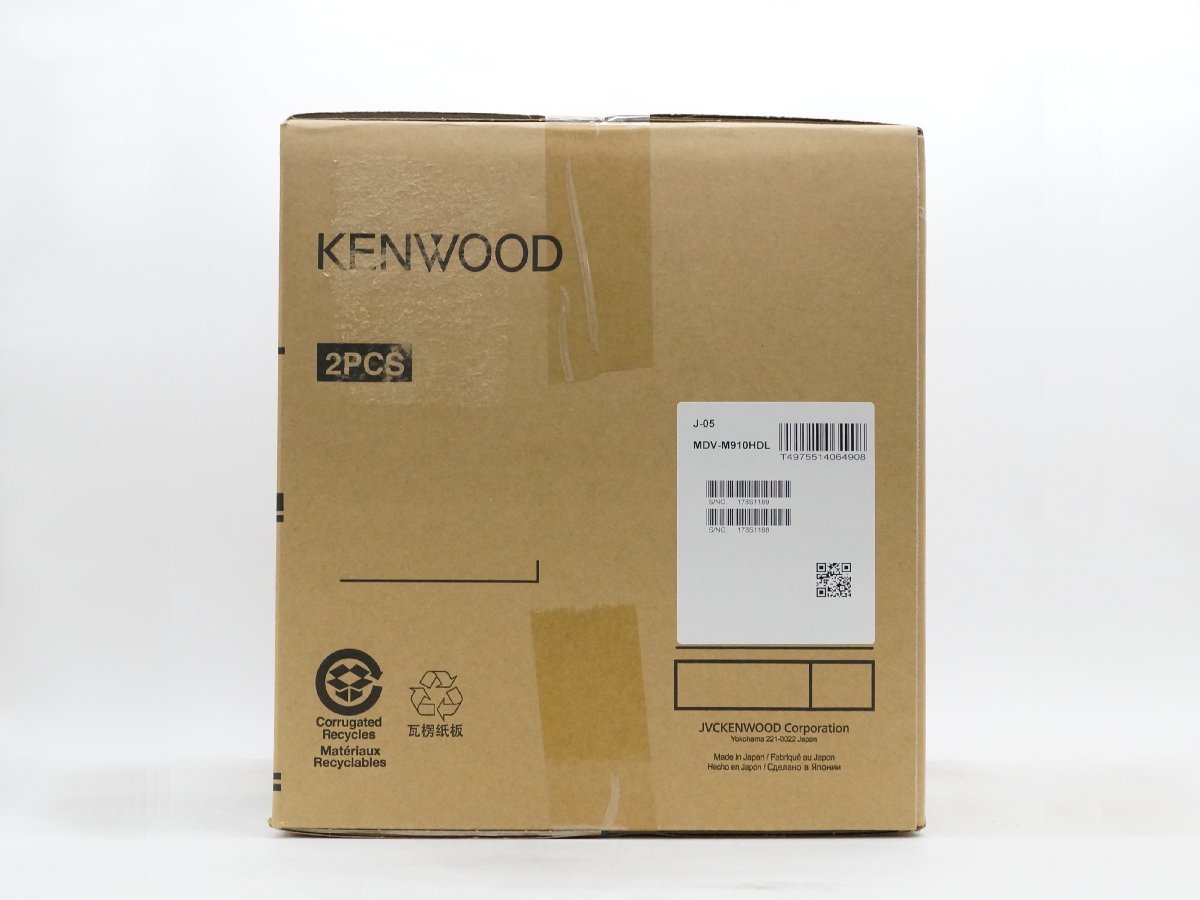 ★1スタ！【未使用品/2台セット】Kenwood ケンウッド MDV-M910HDL 9V型 彩速 カーナビ Mシリーズ 大画面モデル m5-C m_e_画像4