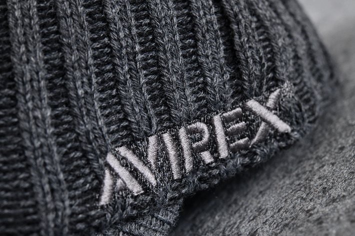 AVIREX アビレックス キャップ ニット帽 帽子 大きい 大きめ メンズ アヴィレックス 14986700-85 グレー_画像5