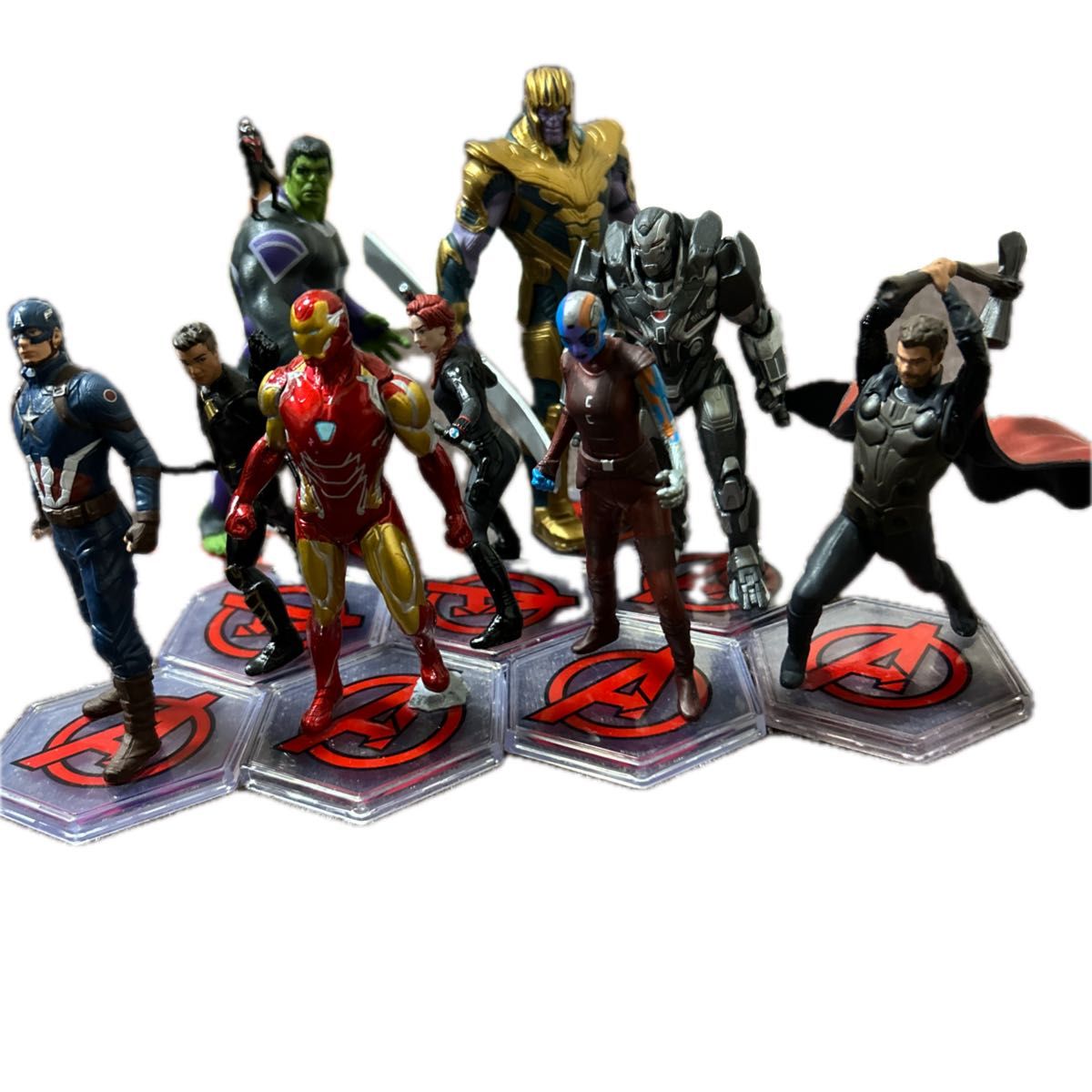 ディズニーストア限定アベンジャーズ/エンドゲームデラックスフィギュアセット　9体セット